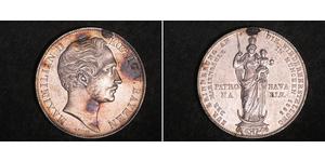 2 Гульден Королівство Баварія (1806 - 1918) Срібло Максиміліан II (король Баварії)(1811 - 1864)