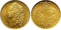 2 Гінея Королівство Великобританія (1707-1801) Золото Георг II (1683-1760)