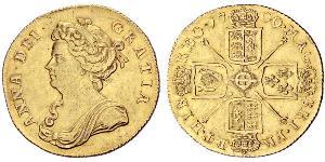 2 Гінея Королівство Великобританія (1707-1801) Золото Анна Стюарт(1665-1714)
