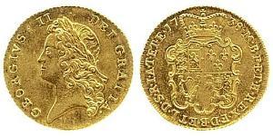 2 Гінея Королівство Великобританія (1707-1801) Золото Георг II (1683-1760)