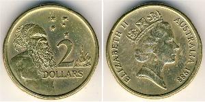 2 Долар Австралія (1939 - ) Бронза/Алюміній 