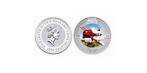 2 Долар Cook Islands (1965 - ) Срібло Єлизавета II (1926-2022)