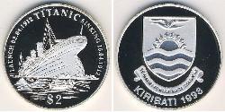 2 Долар Кірибаті (1979 - ) Срібло 