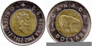 2 Доллар Канада Никель Елизавета II (1926-2022)