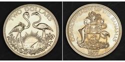 2 Доллар Bahamas (1973 - ) Никель/Медь 