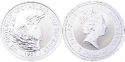 2 Доллар Австралия (1939 - ) Серебро Елизавета II (1926-2022)