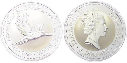 2 Доллар Австралия (1939 - ) Серебро Елизавета II (1926-2022)