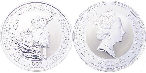 2 Доллар Австралия (1939 - ) Серебро Елизавета II (1926-2022)