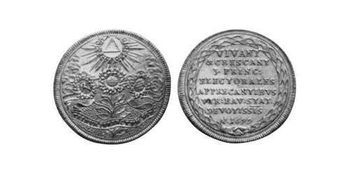 2 Дукат Бавария (курфюршество) (1623 - 1806) Золото Фердинанд Мария (курфюрст Баварии)(1636 – 1679)