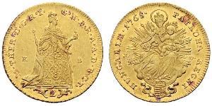 2 Дукат Королевство Венгрия (1000-1918) Золото Maria Theresa of Austria (1717 - 1780)