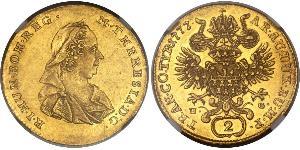 2 Дукат Священна Римська імперія (962-1806) Золото Maria Theresa of Austria (1717 - 1780)