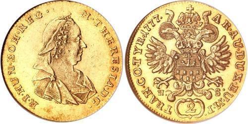 2 Дукат Священна Римська імперія (962-1806) Золото Maria Theresa of Austria (1717 - 1780)