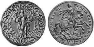 2 Дукат Священная Римская империя (962-1806) Золото Фердинанд Карл Австрийский