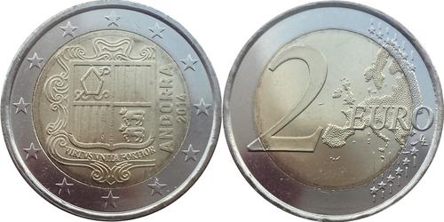 2 Евро Andorra (1278 - ) Никель 