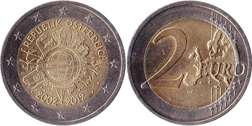 2 Евро Австрийская Республика(1955 - ) Никель 