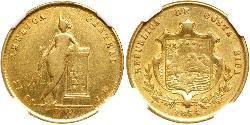 2 Ескудо Costa Rica (1821 - ) Золото 