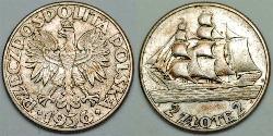 2 Злотий Польська республіка (1918 - 1939)  