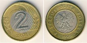 2 Злотий Республіка Польща (1991 - ) Біметал 