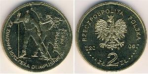 2 Злотий Республіка Польща (1991 - ) Латунь 