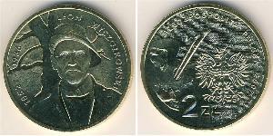 2 Злотий Республіка Польща (1991 - ) Латунь 
