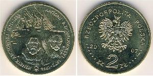 2 Злотий Республіка Польща (1991 - ) Латунь 