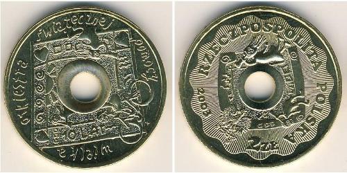 2 Злотий Республіка Польща (1991 - ) Латунь 