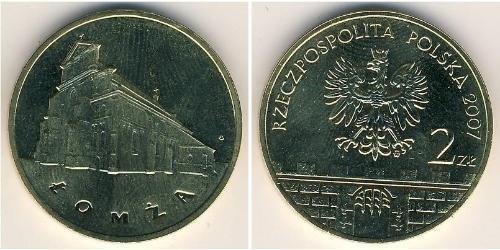 2 Злотий Республіка Польща (1991 - ) Латунь 