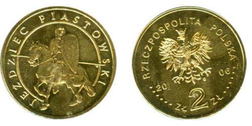2 Злотий Республіка Польща (1991 - ) Латунь 