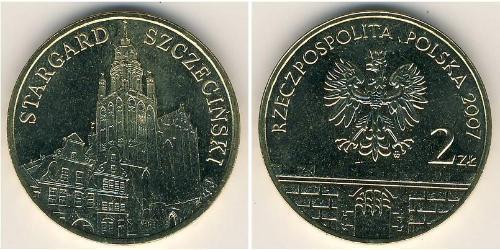 2 Злотий Республіка Польща (1991 - ) Латунь 