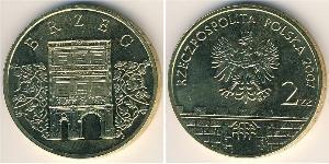 2 Злотый Республика Польша (1991 - ) Латунь 