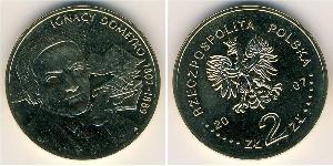 2 Злотый Республика Польша (1991 - ) Латунь 
