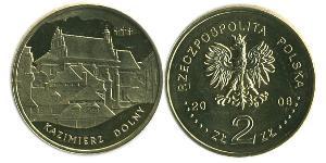 2 Злотый Республика Польша (1991 - ) Латунь 