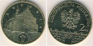 2 Злотый Республика Польша (1991 - ) Латунь 