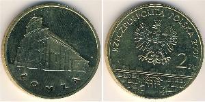 2 Злотый Республика Польша (1991 - ) Латунь 