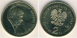 2 Злотый Республика Польша (1991 - ) Латунь 