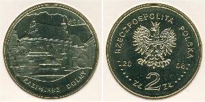 2 Злотый Республика Польша (1991 - ) Латунь 