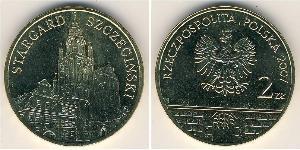 2 Злотый Республика Польша (1991 - ) Латунь 