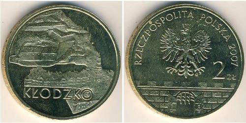 2 Злотый Республика Польша (1991 - ) Латунь 