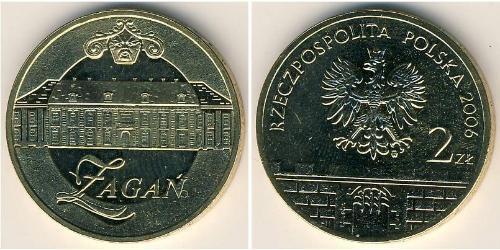 2 Злотый Республика Польша (1991 - ) Латунь 
