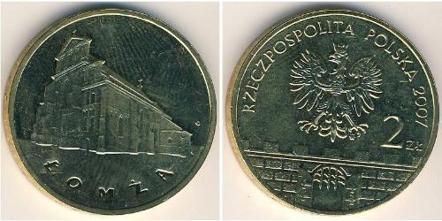 2 Злотый Республика Польша (1991 - ) Латунь 