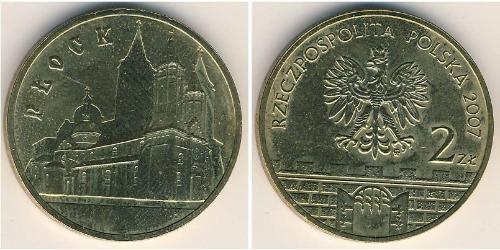 2 Злотый Республика Польша (1991 - ) Латунь 