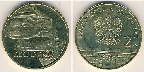 2 Злотый Республика Польша (1991 - ) Латунь 