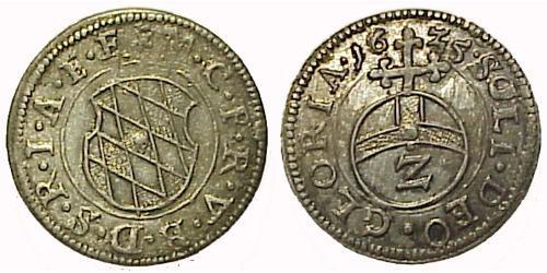 2 Крейцер Германия Серебро Максимилиан I (курфюрст Баварии)(1573 – 1651)