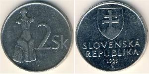 2 Крона Словакія Нікель 