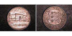 2 Крона Estonia (Republic) (1918 - ) Серебро 