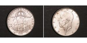 2 Крона Швеция Серебро Густав V (1858 - 1950)