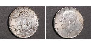 2 Крона Швеция Серебро Густав V (1858 - 1950)