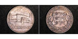 2 Крона Estonia (Republic) (1918 - ) Срібло 