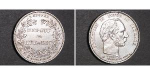 2 Крона Данія Срібло Крістіан IX король Данії (1818-1906)