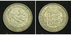 2 Крона Данія Срібло Christian X of Denmark (1870 - 1947)